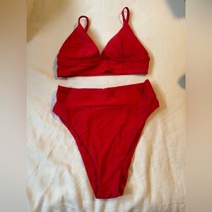 Aerie High Waisted 2 piece